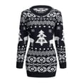 thumbnail image 4 of LilyLLL Womens Winter Christmas Party Knitted Long Sleeve Sweater Dress, 4 of 4