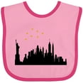 thumbnail image 3 of Inktastic New York Skyline Boys or Girls Baby Bib, 3 of 4
