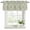 Green, variant on White Daisy Curtain Valances for Windows, Kitchen Valance Window Treatments Panel 2 Pack, Sage Green Botanical Flowers Floral Country Rod Pocket Short Curtains for Bathroom Bedroom 42 x 12 Inch
