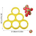 thumbnail image 3 of LEEYNEER Fun Toss Game Set with Colorful Balls and Scoring Rings for Indoor and Outdoor Family Activities  Durable Design, 3 of 5