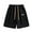 Black, variant on Diufon Sports Shorts for Mens Elastic Waist Drawstring Lounge Shorts Solid Color Shorts with Pockets