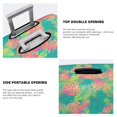 thumbnail image 3 of Logiee Colorful Palm Leaves Print Travel Luggage Cover,Suitcase Protector, Washable Elastic Suitcase Baggage Cover,Closure for Wheeled Suitcase Fit 18-32 Inch Luggage-Large, 3 of 7