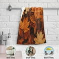 thumbnail image 5 of Yayeee Hand Towels for Bathroom Set of 2 Quick Dry Super Absorbent Soft Hand Shower Towels, 28" x 14", Fall Pattern, 5 of 8