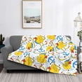 thumbnail image 2 of Fotbe Ducks and Anchors Manta de Franela con Estampado, Manta Ultrasuave para Cama, Sofá, Auto, Hipoalergénica y Antibolitas-50"x40", 2 of 6