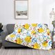 thumbnail image 2 of Fotbe Ducks and Anchors Manta de Franela con Estampado, Manta Ultrasuave para Cama, Sofá, Auto, Hipoalergénica y Antibolitas-40"x30", 2 of 6