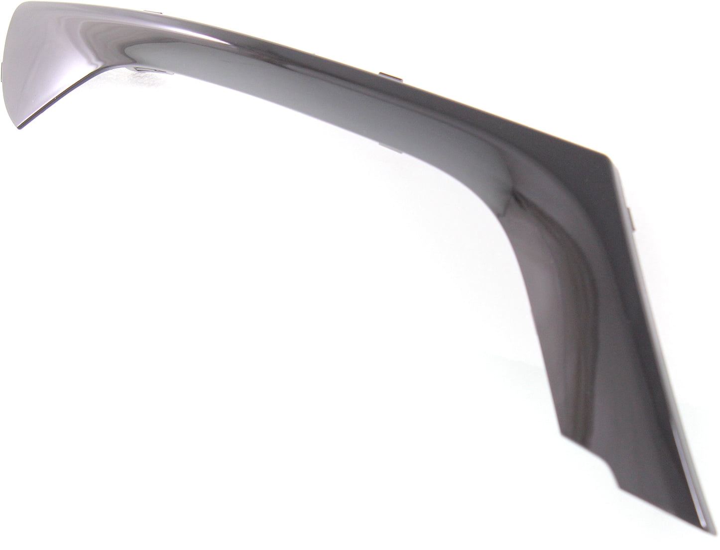 Bumper Trim Compatible With 2015-2017 Chrysler 200 Front, Left Driver Side, Outer Black