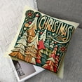 thumbnail image 7 of nygtbtfer 2Pack Merry Christmas Pillow Coverfor Couch/Sofa/Porch Xmas Tree Gifts with Throw Cushion Covers White, 7 of 7