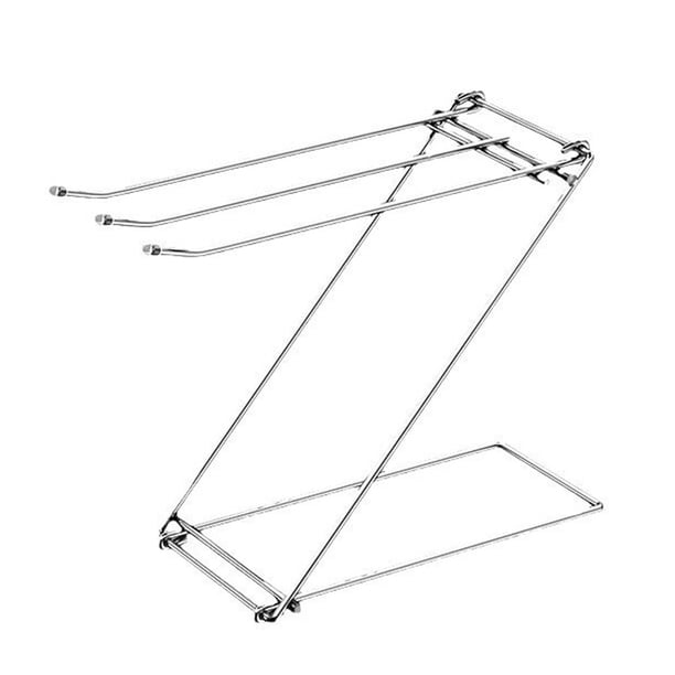 Soporte for toalla de mano, toallero de pie, estante independiente, soporte plegable for barra de toalla en forma de Z