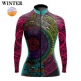 thumbnail image 3 of Jersey de ciclismo de manga larga para mujer, nuevo estilo de México, ropa de equipo de polar fino e invernal para primavera y otoño, maillot de ciclismo para mujeres, 3 of 5