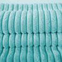 Soft Corduroy Striped Velvet Series Decorative Throw Pillow, 18" x 18", Blue, 2 Pack