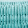 thumbnail image 4 of Soft Corduroy Striped Velvet Series Decorative Throw Pillow, 18" x 18", Blue, 2 Pack, 4 of 6