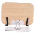 thumbnail image 7 of 2X Book Stand for Reading, Adjustable Bracket with 360° Rotating Base & Page Clips, Foldable Desktop, 7 of 7
