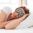 thumbnail image 7 of Uemuo Daisy Plaid Black Pattern Sleep Eye Mask - Light Blocking Sleep Mask Blocking Out Light Perfectly, Soft and Comfortable Night Eye Mask, Eye Blinder, 7 of 7