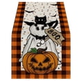 thumbnail image 1 of HUASHENG Halloween Table Runner Pumpkins Seasonal Kitchen Dining Table Home Outdoor Decorations (13'' X 72''), 1 of 4