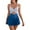 Blue, variant on Durtebeua Women Cutout One Piece Skirt Swimsuit V Neck Wrap Tie Back Swimdress Tummy Control Bathing Suits Black,L