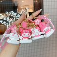 thumbnail image 2 of New Anime Kawaii Sanrio Hello Kitty Keychain Pendant Holder Key Chain Car Keyring Mobile Phone Bag Hanging Jewelry Kids GiftsChina Gong Bohan LED, 2 of 2