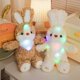 thumbnail image 3 of Juguetes de peluche de conejos con babero, Animal de dibujos animados, muñeca de conejito, Linda almohada de felpa, regalos para el Día de los niños, decoración del hogar para niñas336, 3 of 5