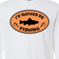 thumbnail image 4 of Inktastic I'd Rather Be Fishing Long Sleeve T-Shirt, 4 of 5