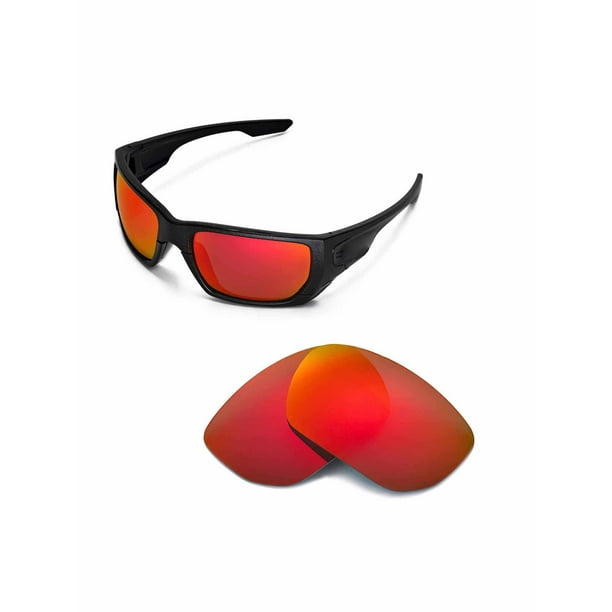 Walleva Walleva Fire Red Polarized Replacement Lenses for Oakley