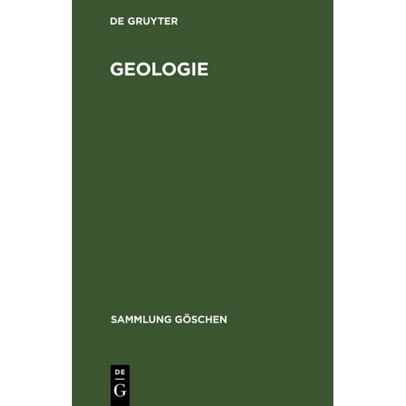 Sammlung Göschen Geologie, Book 2621, (Hardcover)