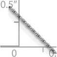 thumbnail image 4 of Solid 14K White Gold 1.2mm Round Parisian Wheat with Lobster Lock Chain - 16", 4 of 8