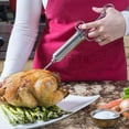 thumbnail image 6 of Shoreew Meat Injector Kit Marinade Seasoner with Stainless Steel Needles for BBQ Grill Turkey Ergonomic Design Seasoning Injector for Flavorful Meat Brisket, 6 of 7