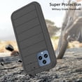 thumbnail image 3 of Asuwish Compatible with T-Mobile Revvl 6/6X 5G Phone Case Hybrid Rugged Shockproof Hard Protective Drop Proof Full Body Heavy Duty Mobile Cell Cover for Tmobile Revvl6 X Revvl6X Women Men Black, 3 of 6