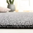 thumbnail image 4 of SAFAVIEH River Randa Solid Polyester Area Rug, Charcoal, 6'7" x 6'7" Square, 4 of 8