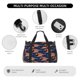 thumbnail image 4 of Disketp Bowling Ball And Flame Bolsa de Viaje Tipo Duffle, Bolso de Mano para Fin de Semana para Mujer, Bolsa de Gimnasio Ligera para Hombre, Esencial para Viajes, 4 of 7