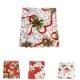 thumbnail image 4 of Camino de mesa navideño Fruta roja Anciano Sombrero Cabeza Claret Flores blancas Mantel Fiesta Cena Decoración Kearding JR0842-01, 4 of 6