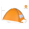 thumbnail image 4 of JAAE Beach Tent UPF 50+ Sun Shelter for 3-4 Person, Easy to Assemble Beach Umbrella Outdoor Sun Shade, XL Portable Anti-UV Camping Fishing Canopy Tents, 4 of 9