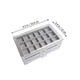thumbnail image 2 of Jewelry Box Three-Layer Organizer for Necklaces Rings Earrings Acrylic Wood Lint Storage 1piece, 2 of 4