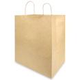 thumbnail image 1 of Bolsa de papel kraft (120 piezas) Caltom  Delivery jumbo con asa, 1 of 4