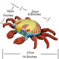 thumbnail image 2 of Realistic Sally Lightfoot Crab Stuffed Animal Plush Toy, Lifelike Animal Plushies, Simulation Animals Super Soft Stuffed Toy, 2 of 9