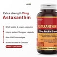 thumbnail image 3 of Herba Astaxanthin Supplement 15mg – 60 Vegetable Capsules | Made with Non-GMO Micro-algae | Source of Antioxidant | Made in Canada, 3 of 9
