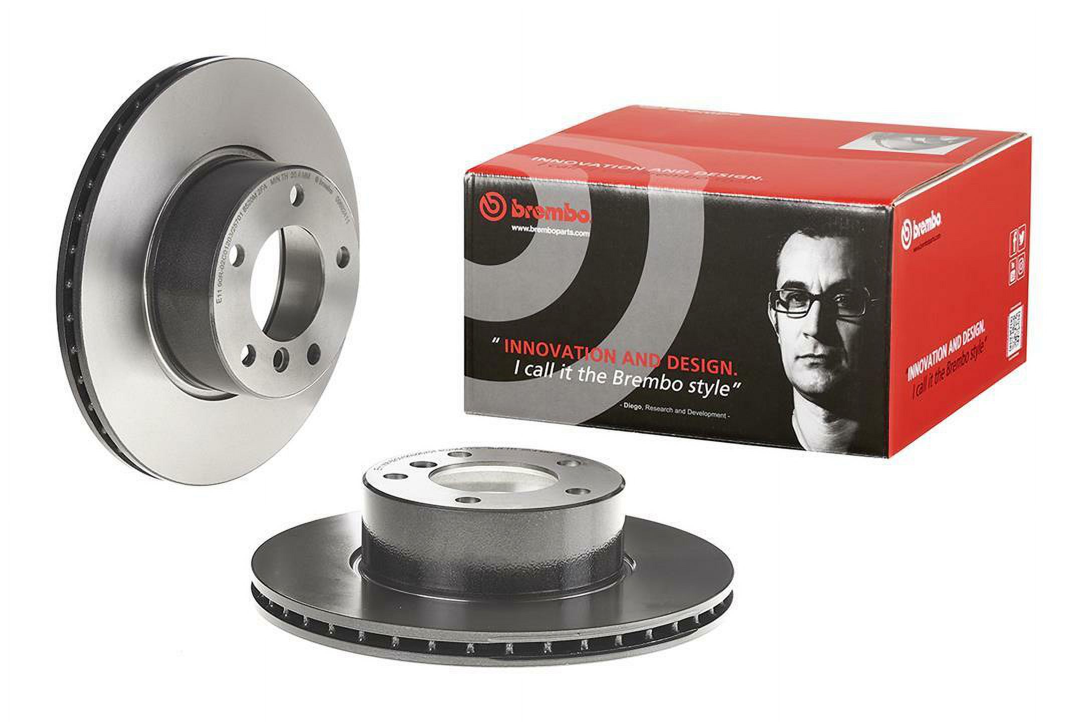 Brembo 09.6924.11 BRAKE ROTORS Fits select: 2000 BMW 528 IT, 2003 BMW 525 I AUTOMATIC