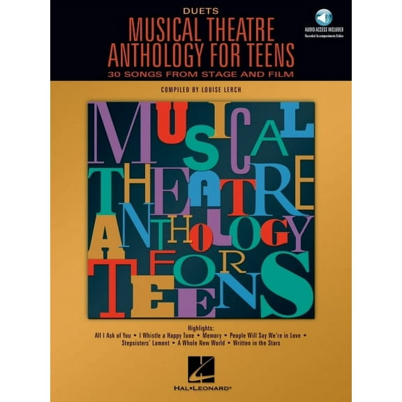 Musical Theatre Anthology for Teens: Duets Edition (Book/Online Audio) (Other)