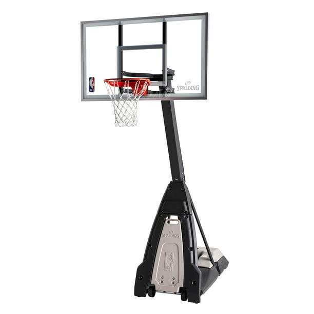 Spalding NBA 60" Glass The Beast Screw Jack Portable Hoop System