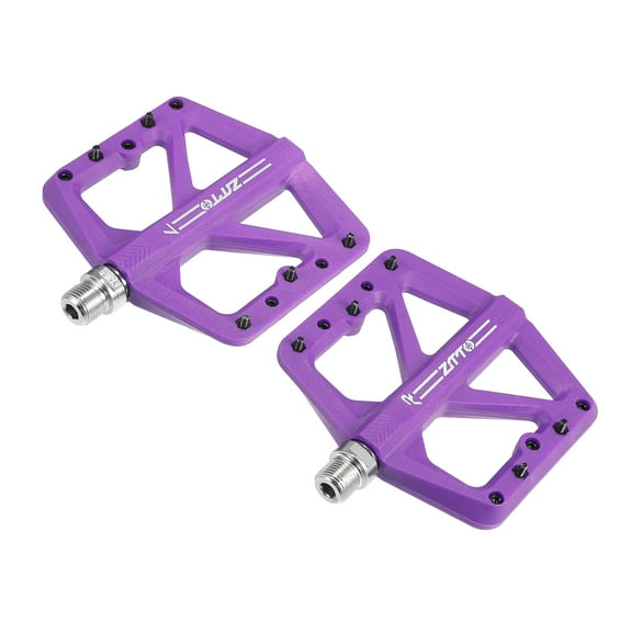 Motoforti 1 Pair Nylon MTB Bike Rear Foot Peg Pedal Purple Fit 9/16 Inch Axle BMX MTB Bike