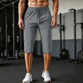 thumbnail image 4 of Men Hiking Capri Pants Quick-Dry Lightweight Sweatpants Outdoor Sports Fishing Water Resistant Zipper Pockets, 4 of 6