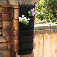 thumbnail image 2 of JZROCKER Vertical Hanging Garden Planter with 6 Pockets Wall Mount Flower Grow Bag Container Indoor Outdoor, 2 of 9