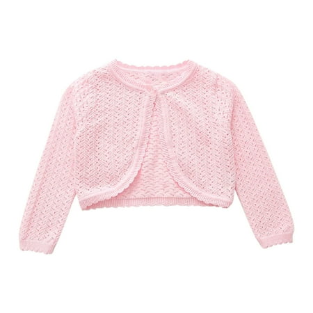 

TIREOW Casual Pullover for Kid s Spring/Summer/Autumn Kids Girls Solid Color Long Sleeved Hollow Single Button Party Birthday School Fashionable Daily Cardigan