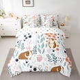 thumbnail image 2 of Homewish Guinea Pig 7-Piece Twin Bedding Sets for Teens Boys Girls,Flower Animal Bedding Comforter Set,Dreamy Princess Breathable Sheet Sets,Ultra Soft Home Decor,Reversible, 2 of 8