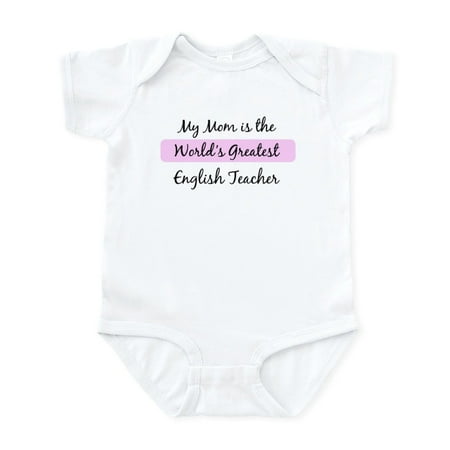 

CafePress - Worlds Greatest English Teach Infant Bodysuit - Baby Light Bodysuit Size Newborn - 24 Months