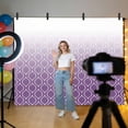 Abstract Texture Photography Backdrop 12x8FT, Classic Purple Gradient ...