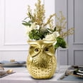 thumbnail image 4 of Desktop ornament,Resin Owl Decoration Resin Mini Owl Decoration Mini Handmade Statue Decoration Animal Character Decorations For Bedside Tables Fireplace Shelves Bookshelves And Cabinets, 4 of 7