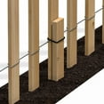thumbnail image 3 of Greenes Fence Cedar Wood Garden Picket Fence 16" H x 8' L (4-pack, 32' Total), 3 of 5