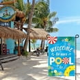 thumbnail image 2 of Welcome To Our Pool Life is Better at the Pool Summer Garden Flag 12.5x18in,Home Outdoor Yard Swimming Flag Decoration -B, 2 of 4