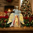 thumbnail image 4 of Ayieyill Angel Treetop, 12-Inch, Christmas Angel Tree Topper, Lighted Angel Tree Topper White -Christmas Tree Topper Decoration Ornament(Dog), 4 of 6