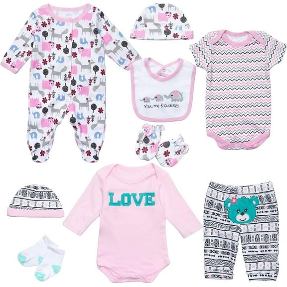 GloTide Reborn Baby Doll Girl Clothes 18-22 Inch Newborn Baby Doll Clothing